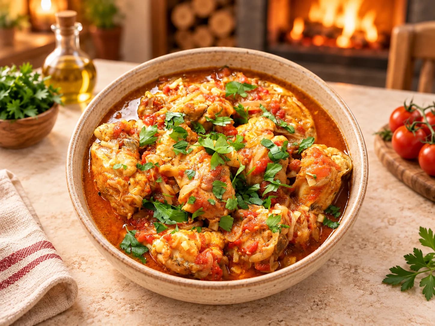 Чахахбили с курицей